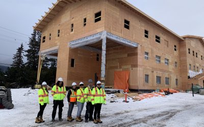 Dze L K’ant Housing Society Tours Ken’ulh K’it Yikh Housing Currently in Construction